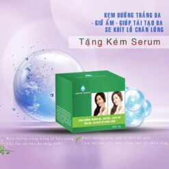 Kem dưỡng trắng ngừa lão hóa 8g-tặng serum