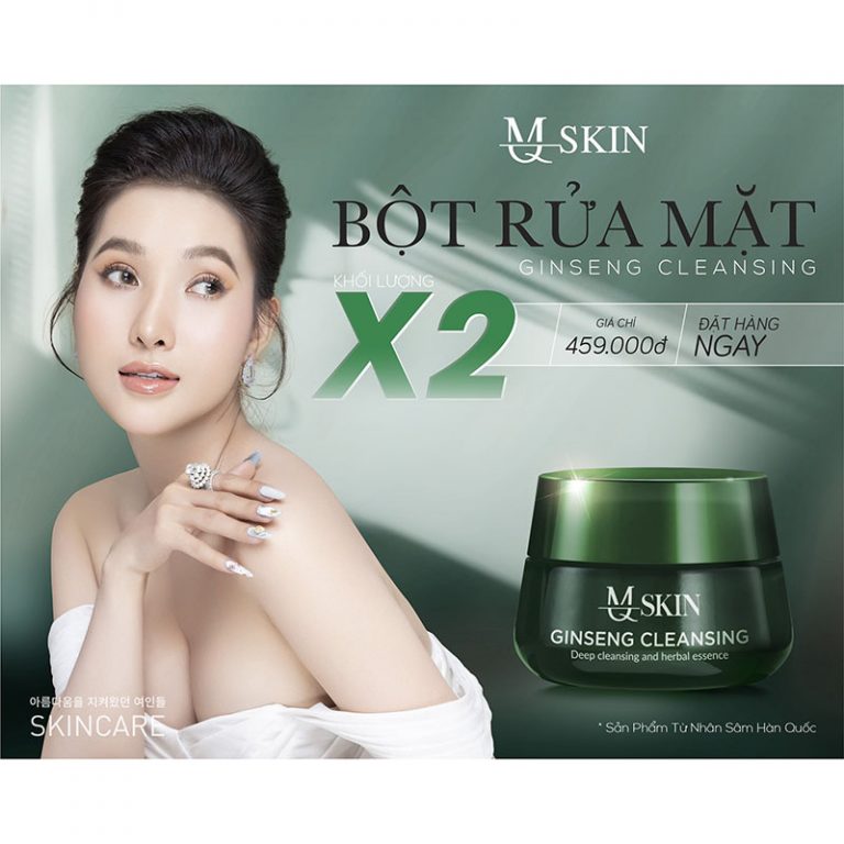 Bột Rửa Mặt Nhân Sâm MQSKIN Bột Rửa Mặt Nhân Sâm MQSKIN