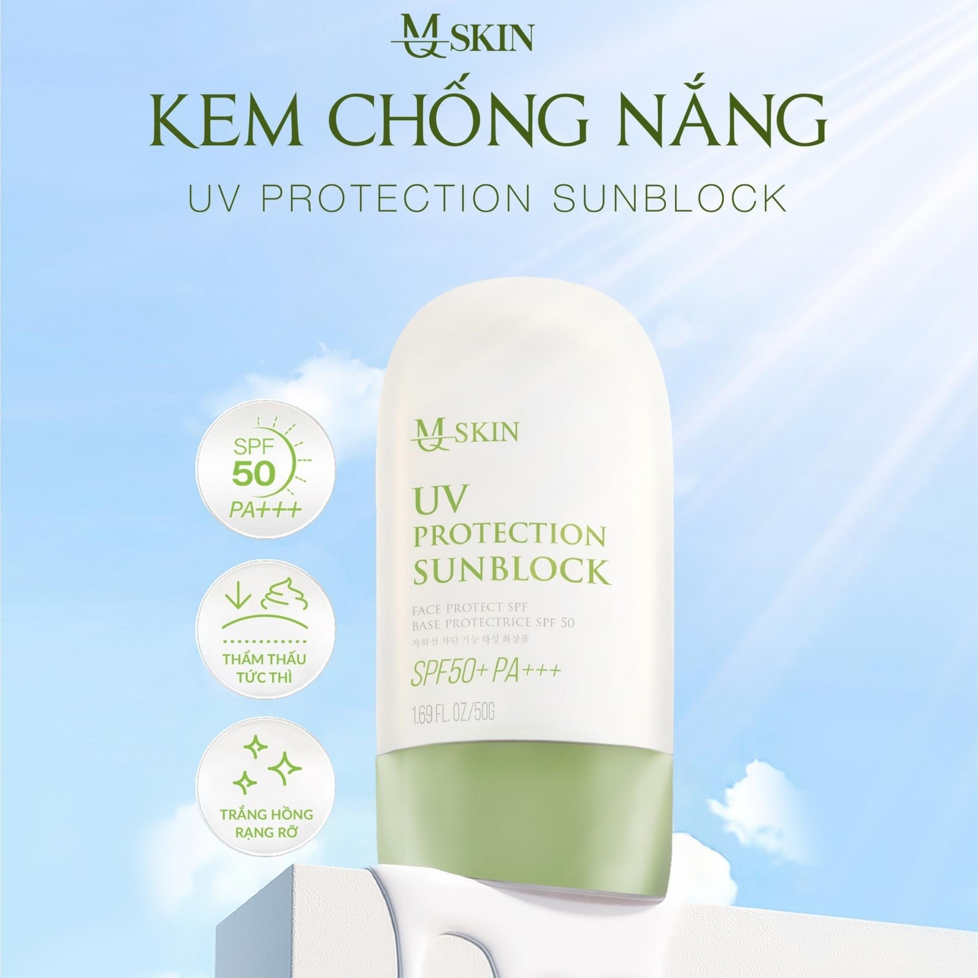 kem chống nắng nhân sâm MQ Skin