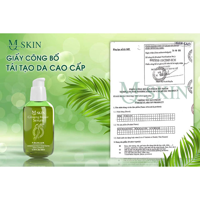 Serum Thay Da Nhân Sâm Premium Serum Thay Da Nhân Sâm Premium