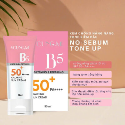 YOUNG-MI Kem Chống Nắng Nâng Tone 50ml