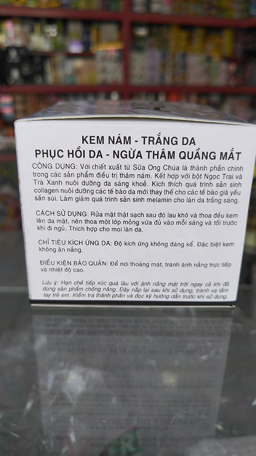 AIA kem nám trắng da ngừa thâm quầng mắt