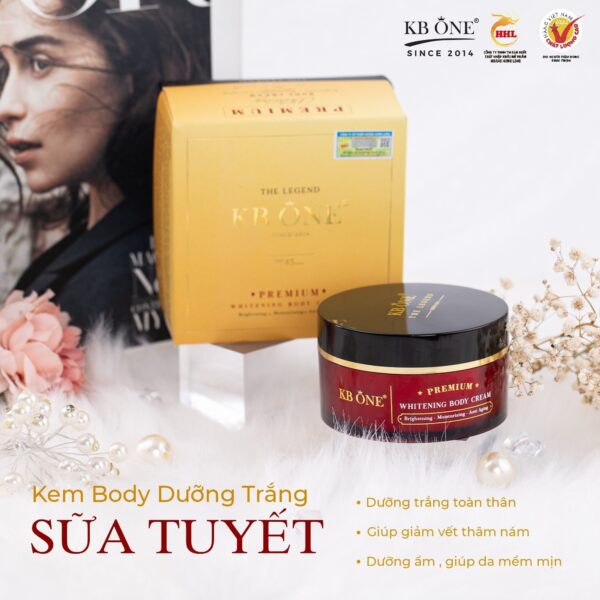 KB One Kem Trắng Da Toàn Thân Sữa tuyết KB One Kem Trắng Da Toàn Thân Sữa tuyết