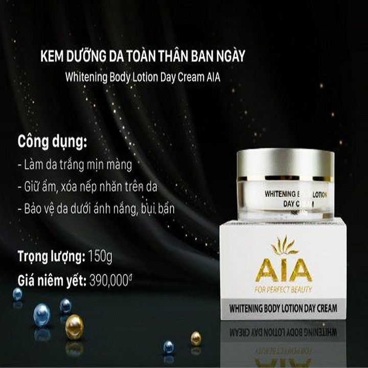 AIA Kem Dưỡng Trắng Toàn Thân Ban Ngày AIA Kem Dưỡng Trắng Toàn Thân Ban Ngày