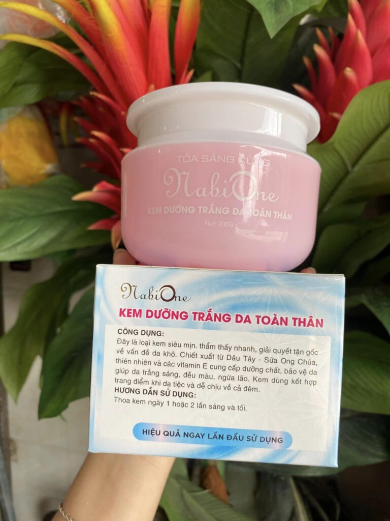 NabiOne Kem Dưỡng Trắng Toàn Thân NabiOne Kem Dưỡng Trắng Toàn Thân