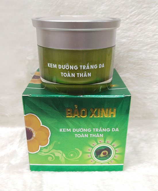 Kem dưỡng trắng toàn thân Bảo Xinh Kem dưỡng trắng toàn thân Bảo Xinh