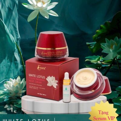 Erons Kem Dưỡng Trắng Bạch Liên Ban Đêm 30g