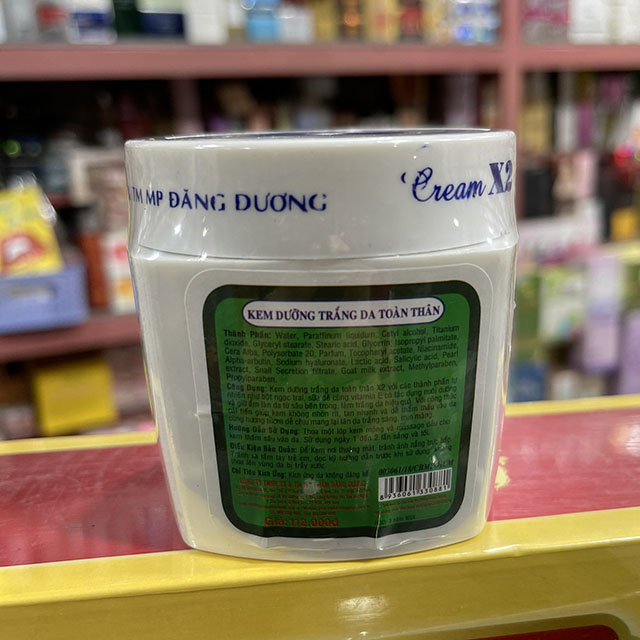 Kem dưỡng trắng da toàn thân X2 Kem dưỡng trắng da toàn thân X2