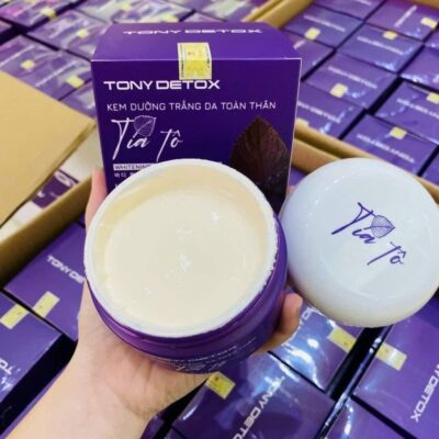 Tía tô kem dưỡng trắng da toàn thân 180g