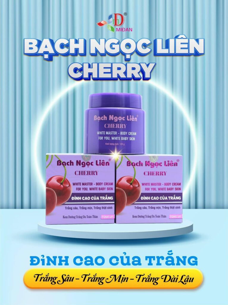 Bạch Ngọc Liên Cherry Kem Body Bạch Ngọc Liên Cherry Kem Body