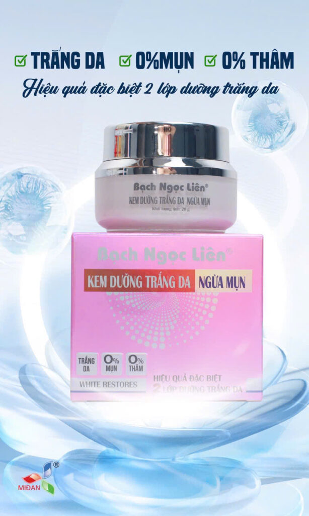 Bạch Ngọc Liên Kem Trắng Da Ngừa Mụn
