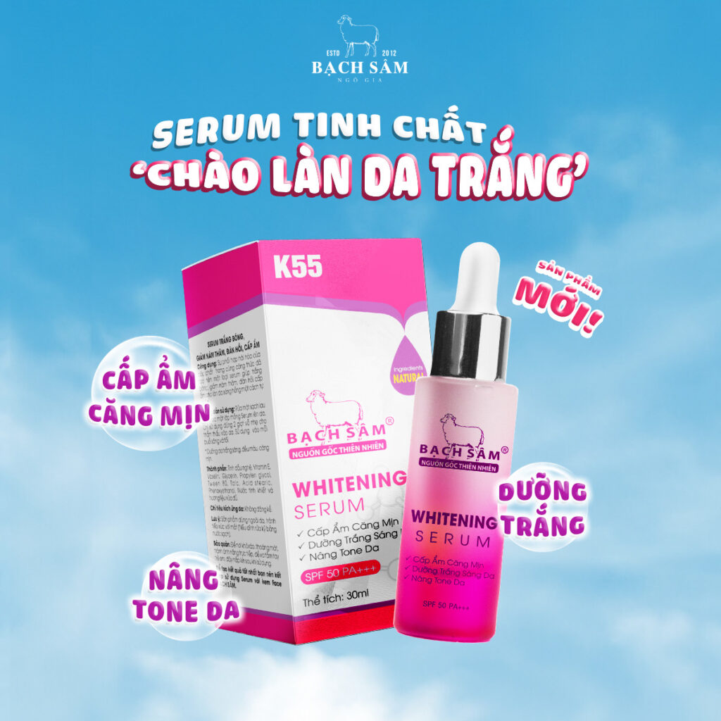 K55 serum dưỡng trắng 30ml K55 serum dưỡng trắng 30ml