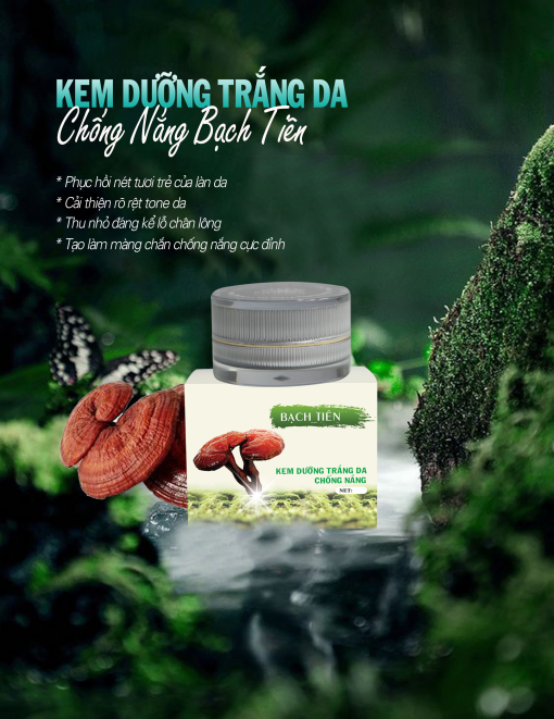 Kem dưỡng da chống nắng 15g Bạch Tiên Kem dưỡng da chống nắng 15g Bạch Tiên