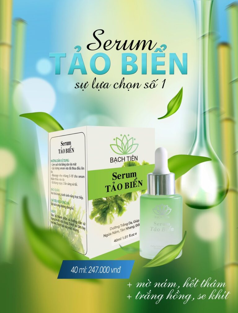Serum trắng da tảo biển Serum trắng da tảo biển