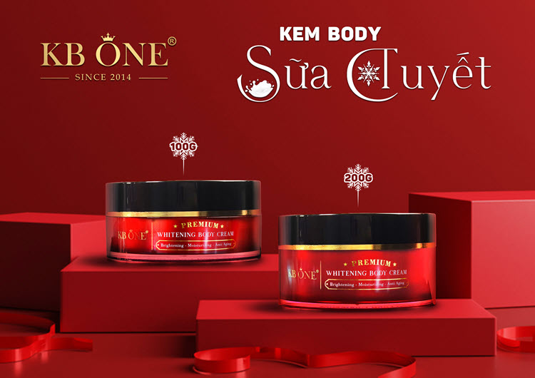 KB One Kem Body Sữa Tuyết KB One Kem Body Sữa Tuyết
