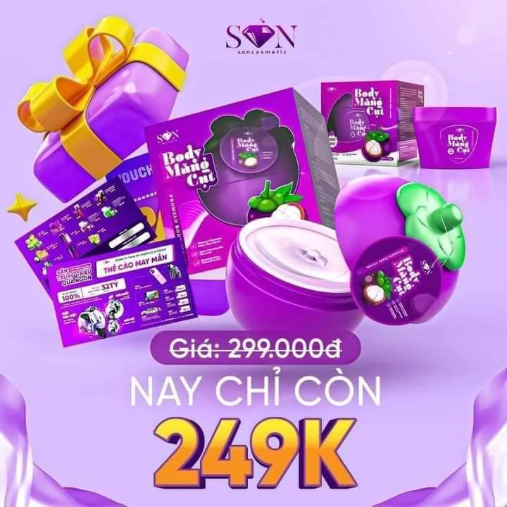Kem Body Măng Cụt SON Group Kem Body Măng Cụt SON Group