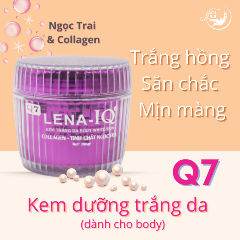 LENA-IQ Q7 kem dưỡng trắng toàn thân LENA-IQ Q7 kem dưỡng trắng toàn thân