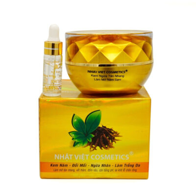 Trà xanh & đông trùng kem nám đồi mồi ngừa nhăn 20g