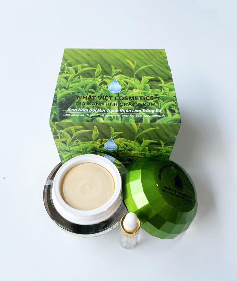 Trà xanh & Serum kem trị nám ngừa nhăn trắng da Trà xanh & Serum kem trị nám ngừa nhăn trắng da