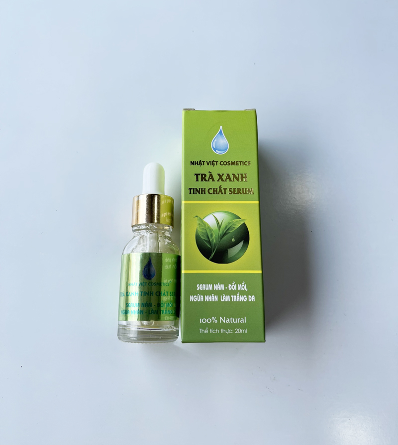 Trà xanh & Serum ngừa nám tàn nhang đồi mồi Trà xanh & Serum ngừa nám tàn nhang đồi mồi