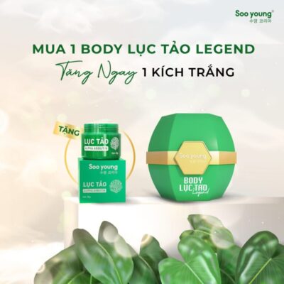 Kem Body Lục Tảo Sooyoung Legend 250g