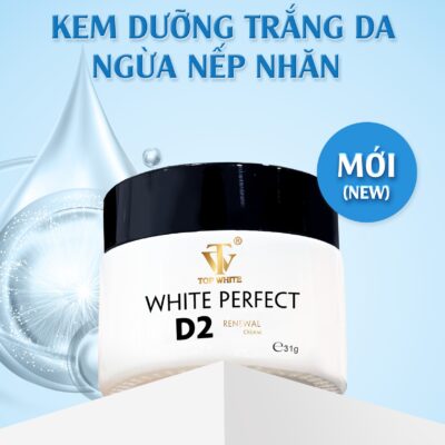 Top White D2 Kem Dưỡng Trắng Da Ngừa Nhăn 31g