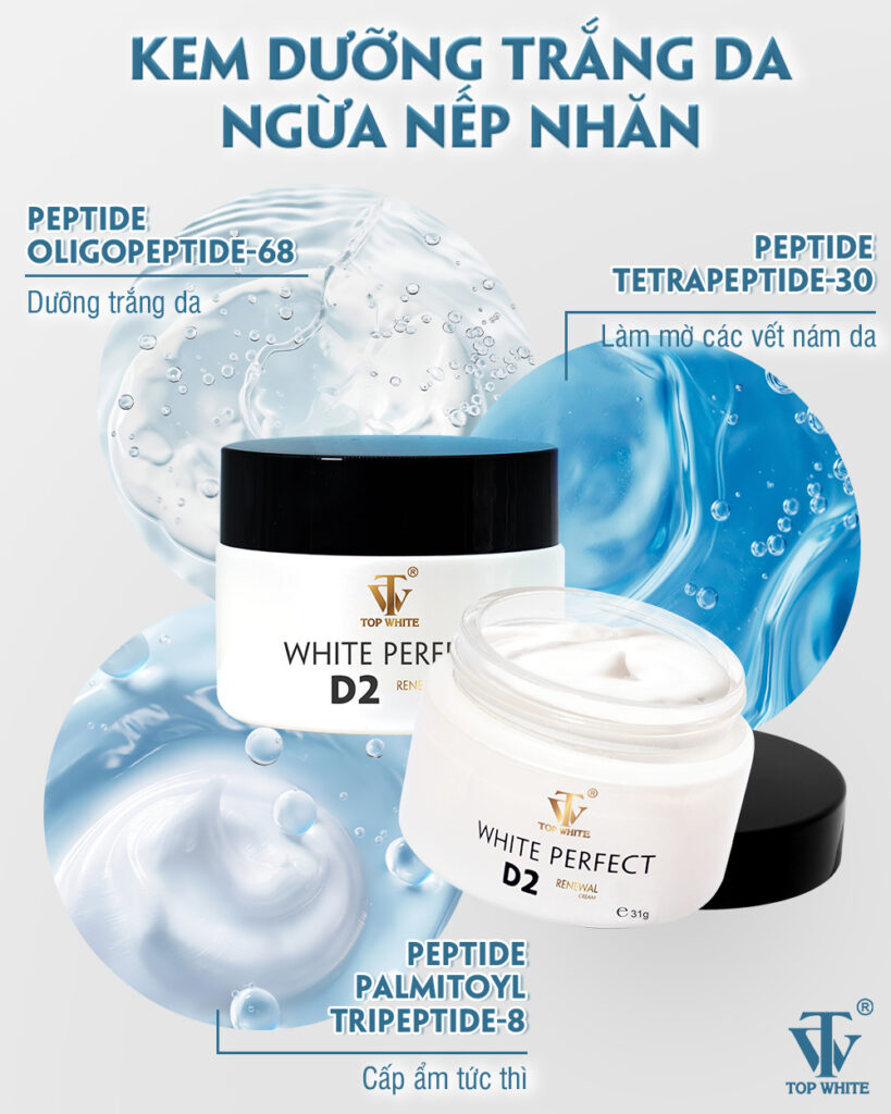 Top White D2 Kem Dưỡng Trắng Da Ngừa Nhăn Top White D2 Kem Dưỡng Trắng Da Ngừa Nhăn