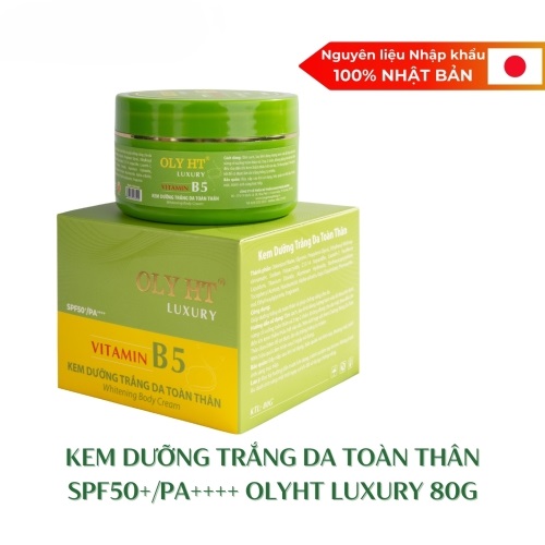 OLY HT Luxury Vitamin B5 Kem Dưỡng Trắng Toàn Thân OLY HT Luxury Vitamin B5 Kem Dưỡng Trắng Toàn Thân