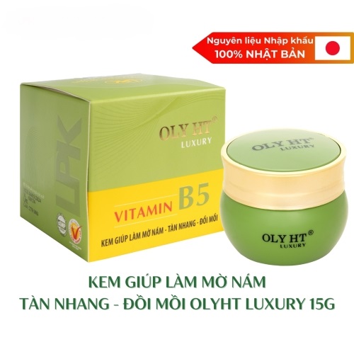 OLY HT Luxury Vitamin B5 Kem Nám Tàn Nhang Đồi Mồi 15g OLY HT Luxury Vitamin B5 Kem Nám Tàn Nhang Đồi Mồi 15g