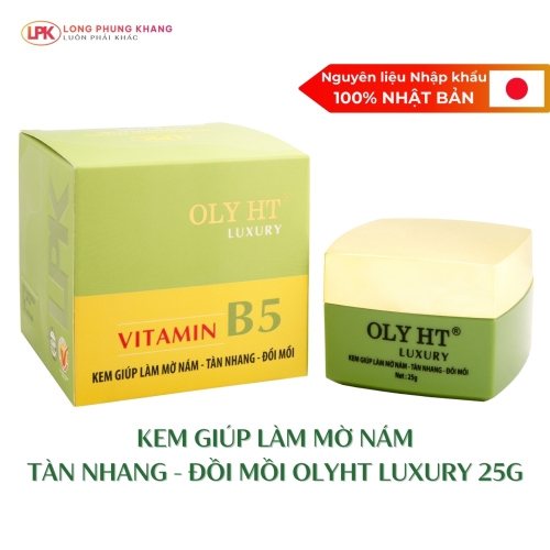 OLY HT Luxury Vitamin B5 Kem Nám Tàn Nhang Đồi Mồi 25g OLY HT Luxury Vitamin B5 Kem Nám Tàn Nhang Đồi Mồi 25g