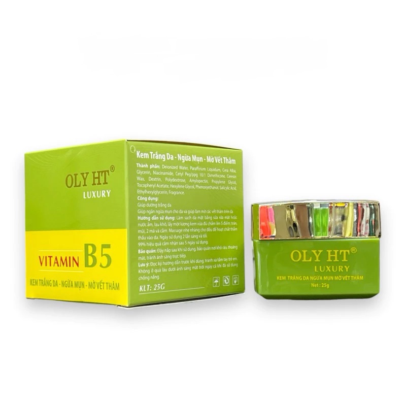 OLY HT Luxury Vitamin B5 Kem Ngừa Mụn Thâm OLY HT Luxury Vitamin B5 Kem Ngừa Mụn Thâm