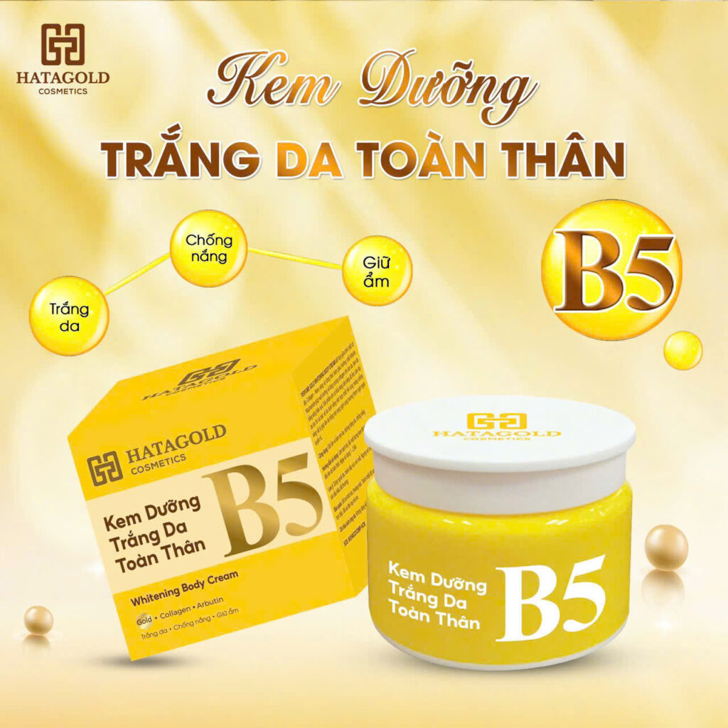 Hatagold B5 Kem Dưỡng Trắng Da Toàn Thân