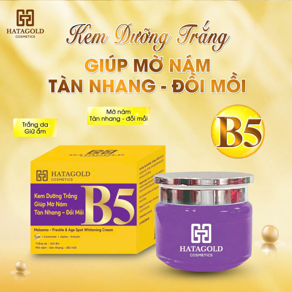 Hatagold B5 Kem Dưỡng Trắng Da Mờ Nám Tàn Nhang
