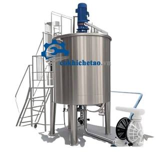 Máy đồng hóa mỹ phẩm cGMP. Nguồn: Cơ Khí Chế Tạo Máy Miền Nam