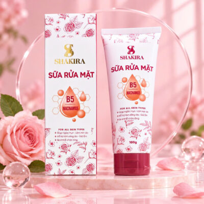SHAKIRA B5 sữa rửa mặt ngừa mụn nám sáng da 100g